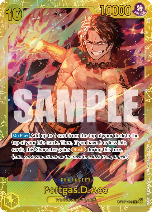 Portgas.D.Ace, OP07-119, Reprint 1, English