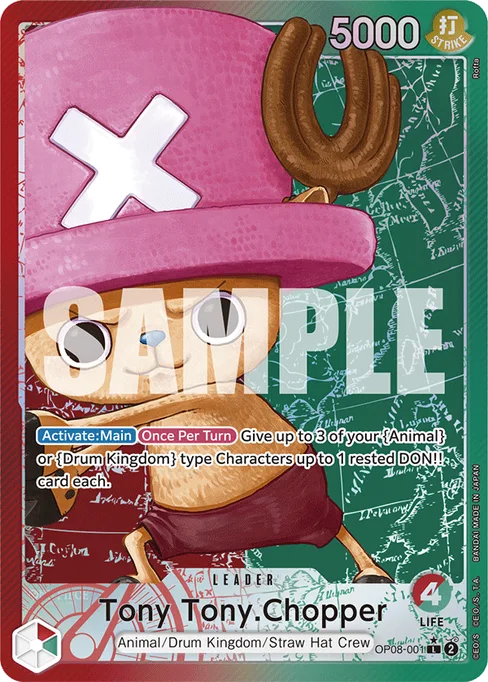 Tony Tony.Chopper , TWO LEGENDS #OP08-001_p1