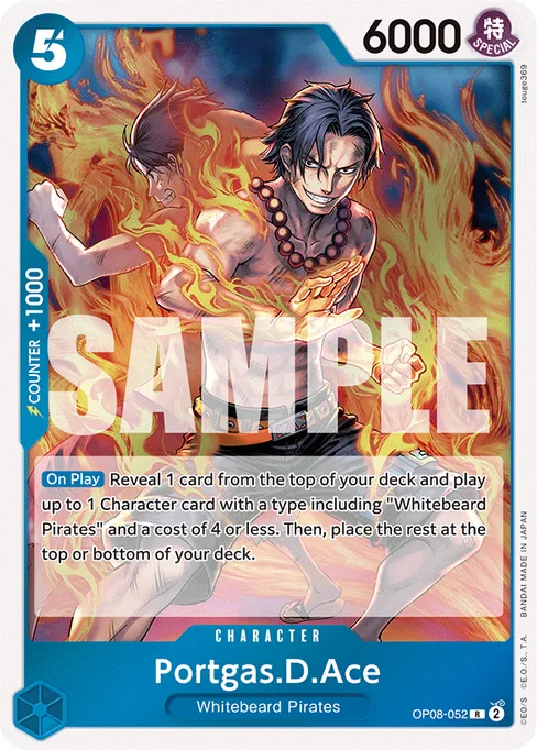 Portgas.D.Ace, TWO LEGENDS #OP08-052