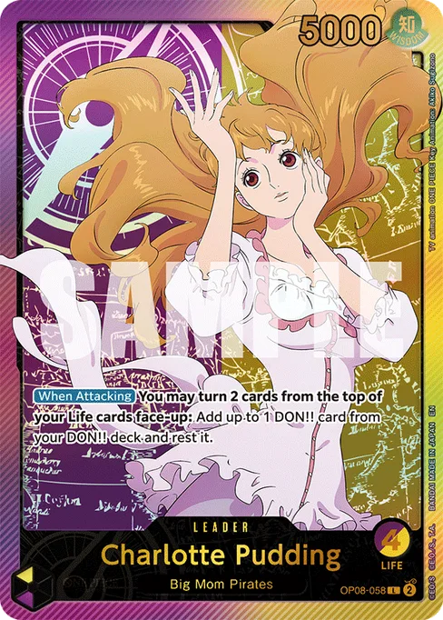Charlotte Pudding, TWO LEGENDS #OP08-058_p2