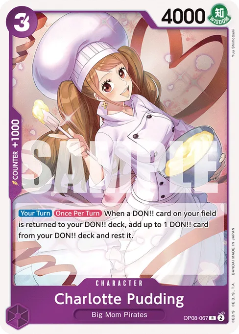 Charlotte Pudding, OP08-067, Base, English