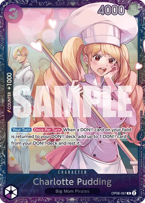 Charlotte Pudding, TWO LEGENDS #OP08-067_p2