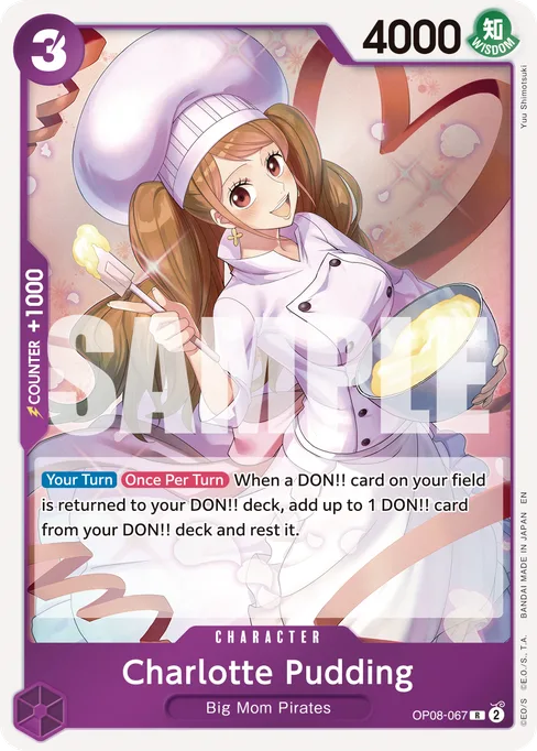 Charlotte Pudding, OP08-067, Reprint 1, English