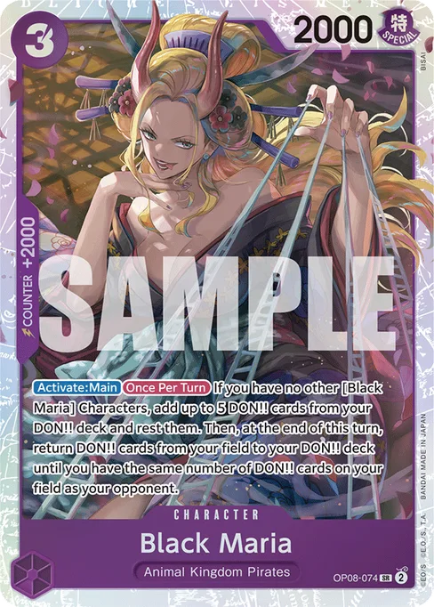 Black Maria, TWO LEGENDS #OP08-074