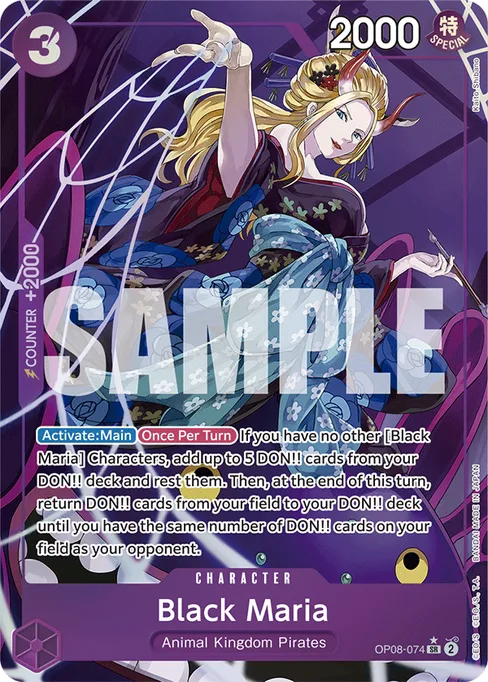 Black Maria , TWO LEGENDS #OP08-074_p1