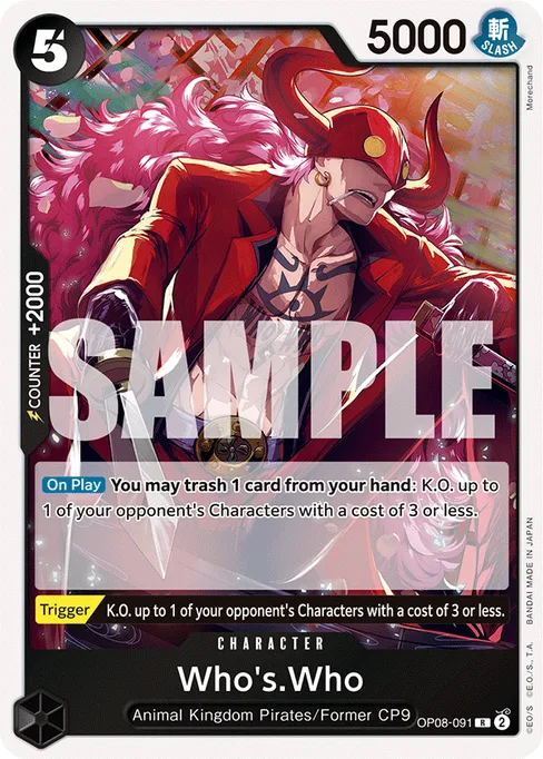 Who's.Who, TWO LEGENDS #OP08-091