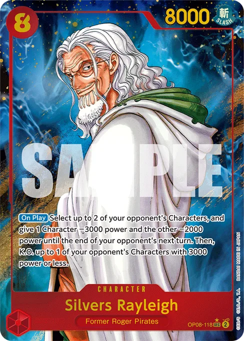 Silvers Rayleigh , TWO LEGENDS #OP08-118_p1