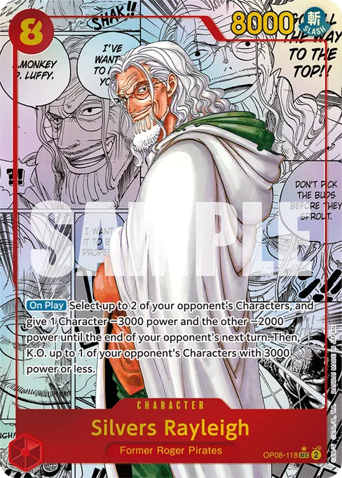 Silvers Rayleigh , TWO LEGENDS #OP08-118_p2