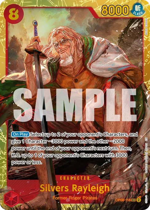 Silvers Rayleigh, TWO LEGENDS #OP08-118_r1