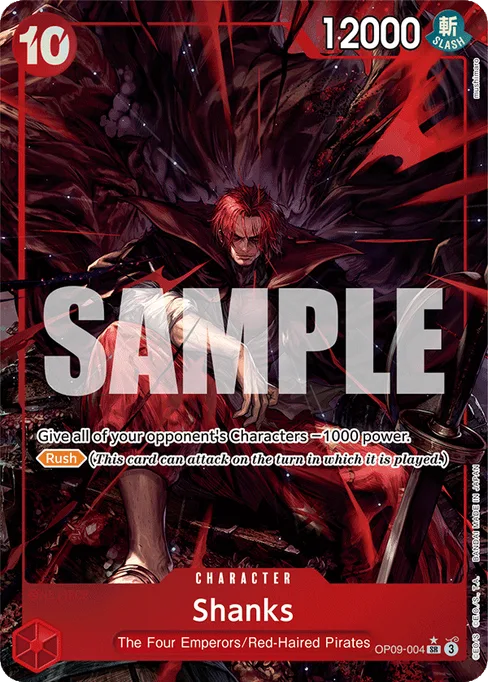 Shanks, EMPERORS IN THE NEW WORLD #OP09-004_p1