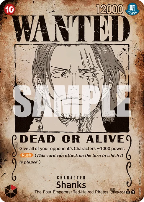 Shanks, EMPERORS IN THE NEW WORLD #OP09-004_p3