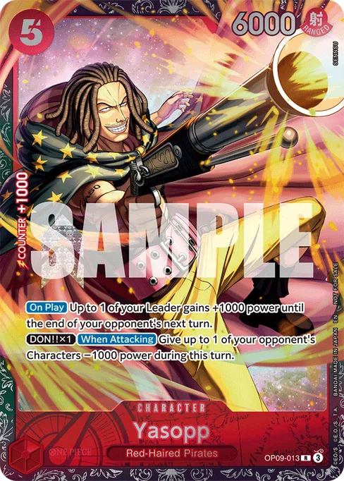 Yasopp, EMPERORS IN THE NEW WORLD #OP09-013_p1