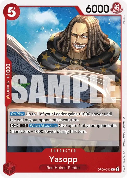 Yasopp, EMPERORS IN THE NEW WORLD #OP09-013_r1