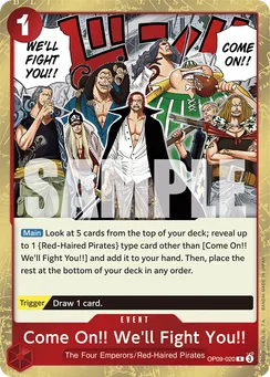 Come On!! We'll Fight You!!, Normal