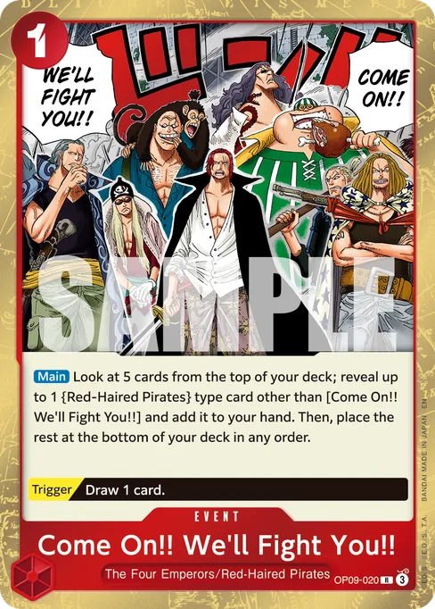 Come On!! We'll Fight You!!, EMPERORS IN THE NEW WORLD #OP09-020_r2
