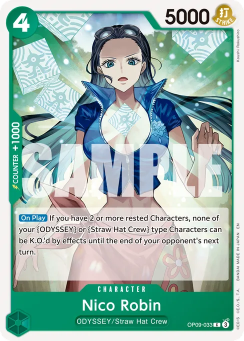 Nico Robin, OP09-033, Reprint 1, English