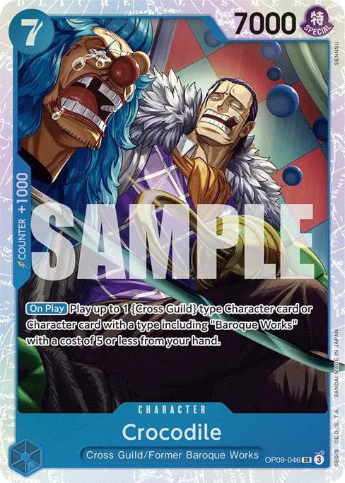 Crocodile, OP09-046, Base, English