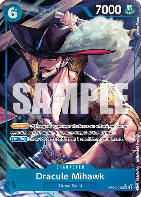 Dracule Mihawk, EMPERORS IN THE NEW WORLD #OP09-048_p1