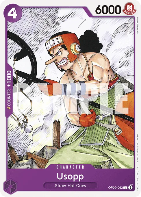Usopp, OP09-063, Base, English