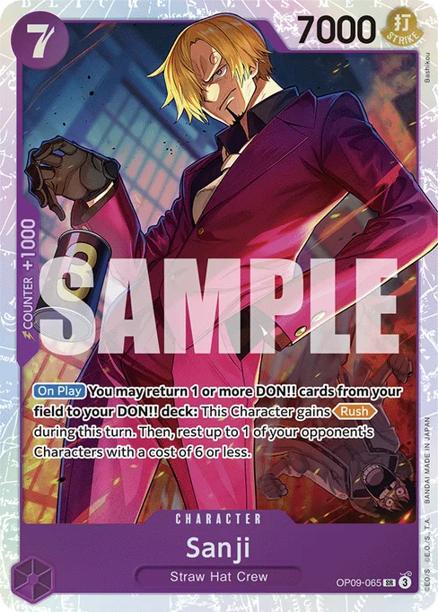 Sanji, OP09-065, Base, English