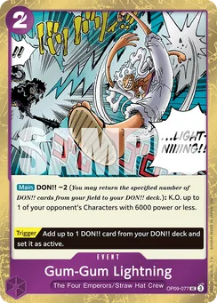 Gum-Gum Lightning, Normal