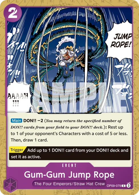 Gum-Gum Jump Rope, OP09-079, Reprint 1, English