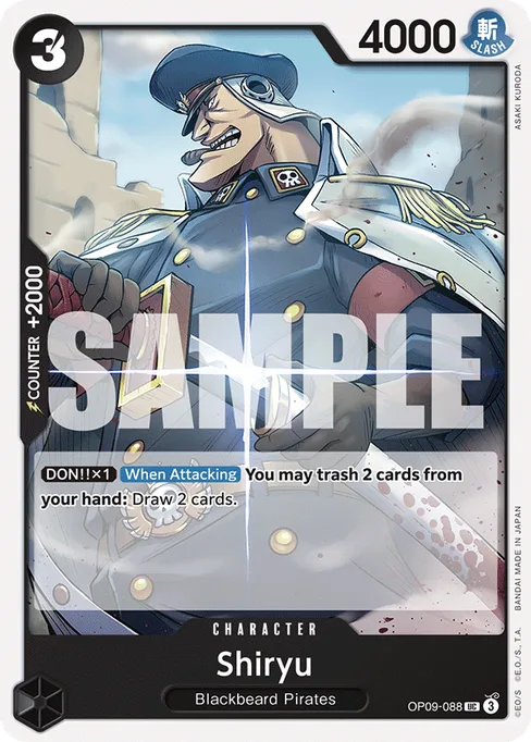 Shiryu, EMPERORS IN THE NEW WORLD #OP09-088