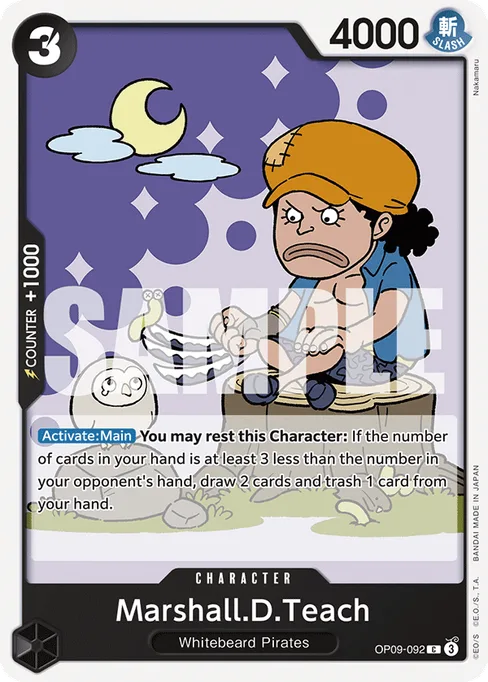 Marshall.D.Teach, OP09-092, Base, English