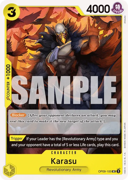 Karasu, EMPERORS IN THE NEW WORLD #OP09-100