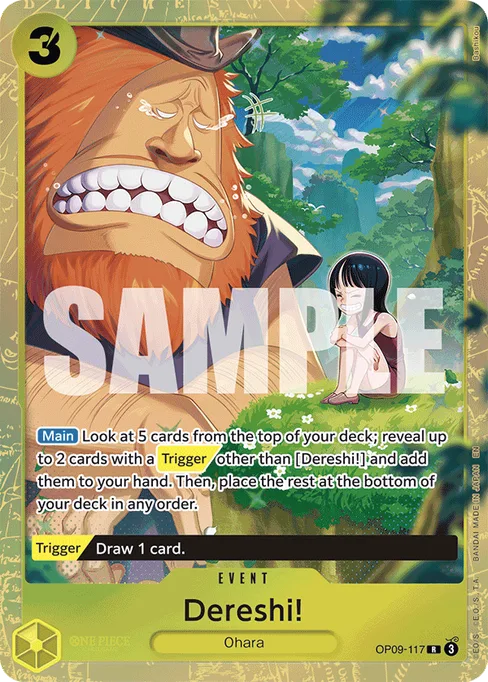 Dereshi!, EMPERORS IN THE NEW WORLD #OP09-117_p1
