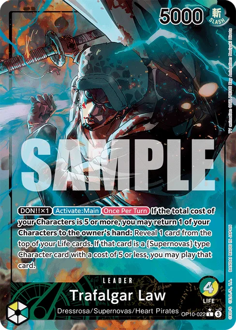 Trafalgar Law, ROYAL BLOOD #OP10-022_p1