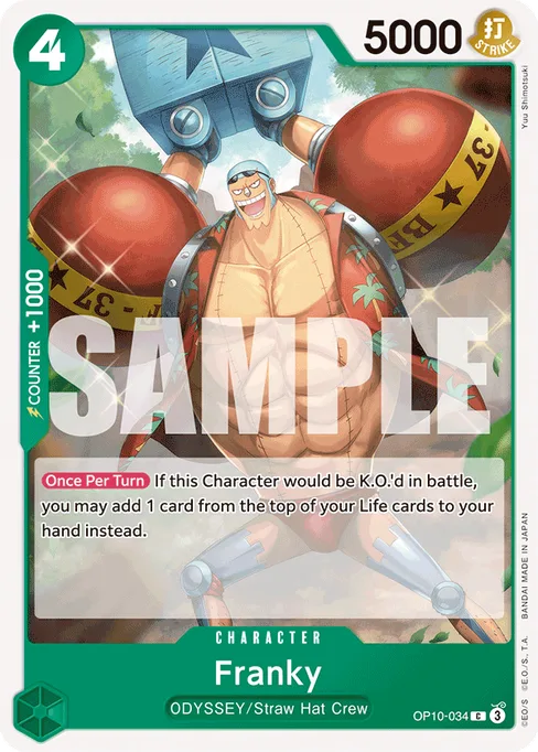 Franky, OP10-034, Base, English