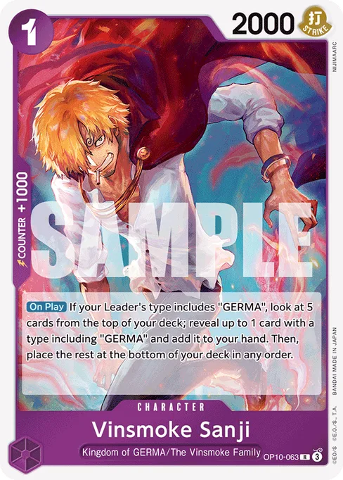 Vinsmoke Sanji, ROYAL BLOOD #OP10-063