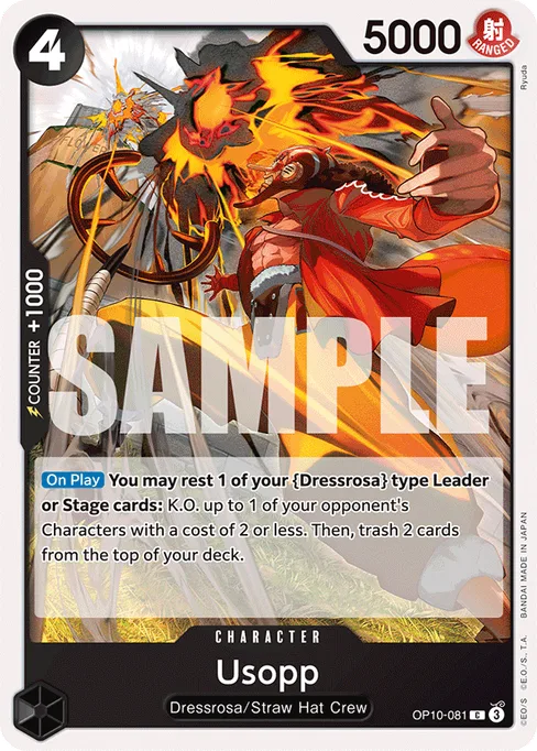 Usopp, OP10-081, Base, English