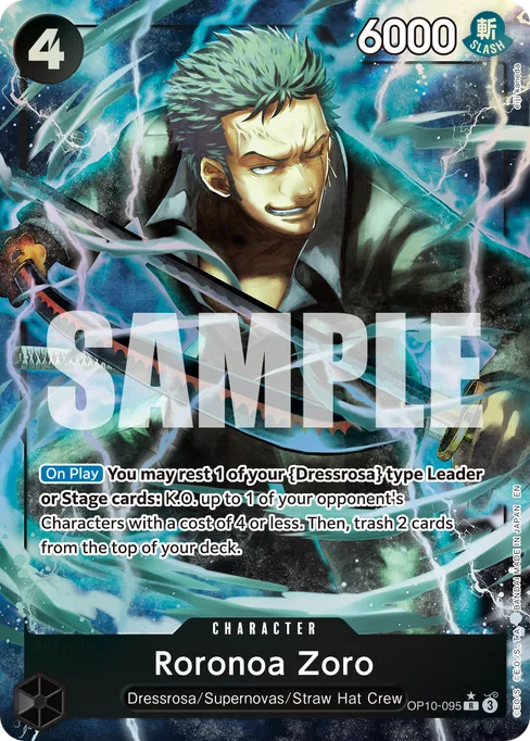 Roronoa Zoro, ROYAL BLOOD #OP10-095_p1