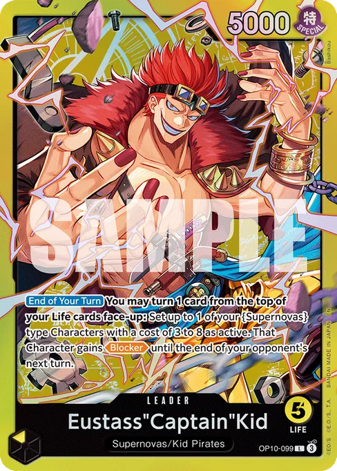 Eustass"Captain"Kid, OP10-099, Parallel 2, English