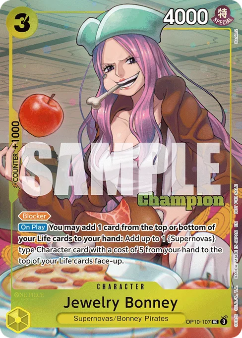 Jewelry Bonney, OP10-107, Parallel 3, English