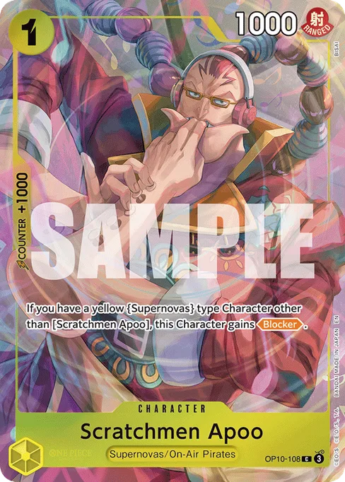 Scratchmen Apoo, OP10-108, Parallel 2, English