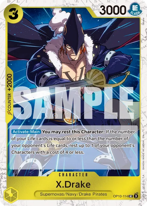 X.Drake, OP10-114, Parallel 1, English