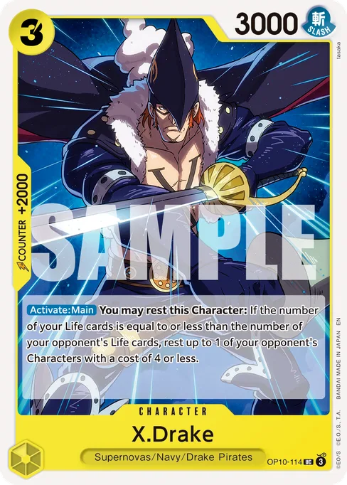 X.Drake, OP10-114, Reprint 1, English