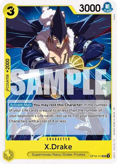 X.Drake, OP10-114, Reprint 2, English