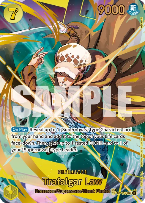 Trafalgar Law, ROYAL BLOOD #OP10-119_p3