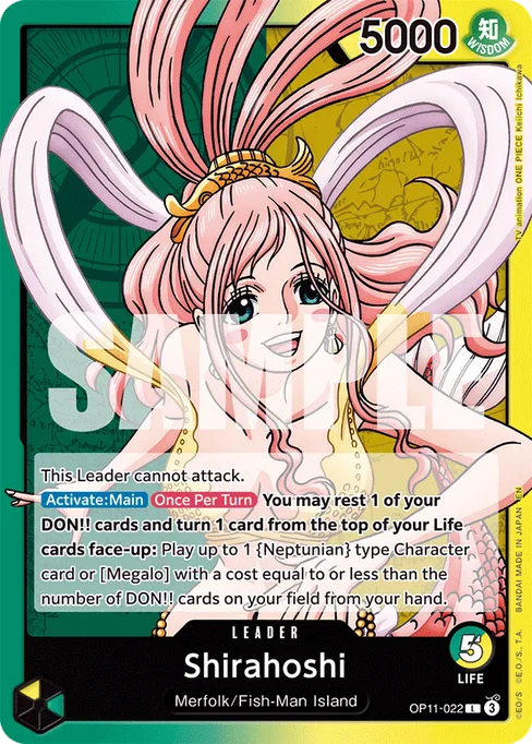 Shirahoshi, A FIST OF DIVINE SPEED #OP11-022