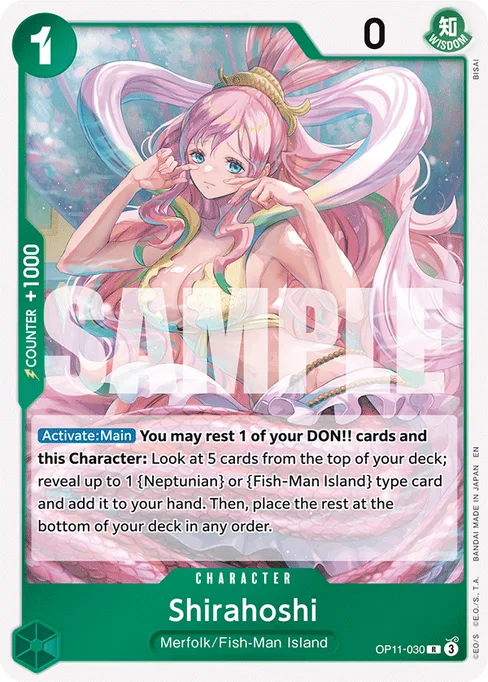 Shirahoshi, A FIST OF DIVINE SPEED #OP11-030