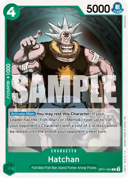 Hatchan, A FIST OF DIVINE SPEED #OP11-034