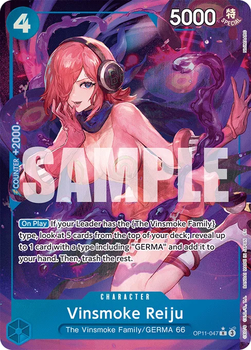 Vinsmoke Reiju, A FIST OF DIVINE SPEED #OP11-047_p1