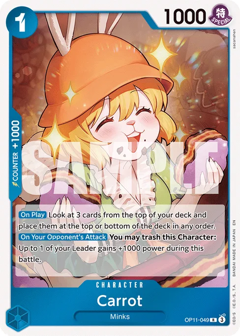Carrot, A FIST OF DIVINE SPEED #OP11-049