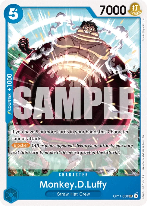 Monkey D. Luffy, OP11-058, Base, English