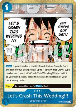 Let's Crash This Wedding!!!, Normal