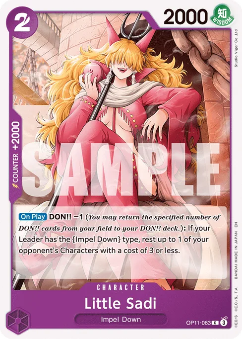 Little Sadi, A FIST OF DIVINE SPEED #OP11-063